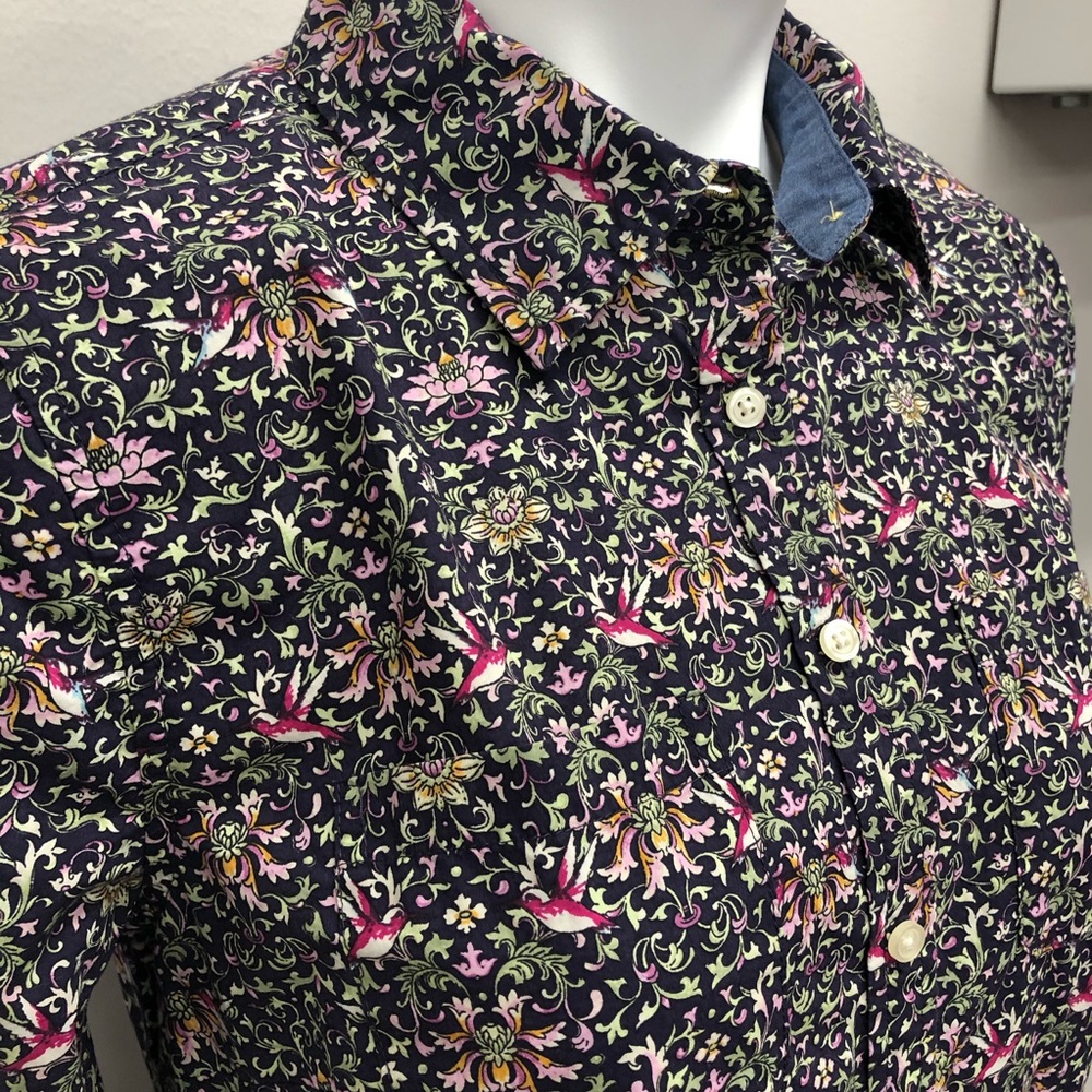 Talbots Floral Button Up - Picture 2 of 6